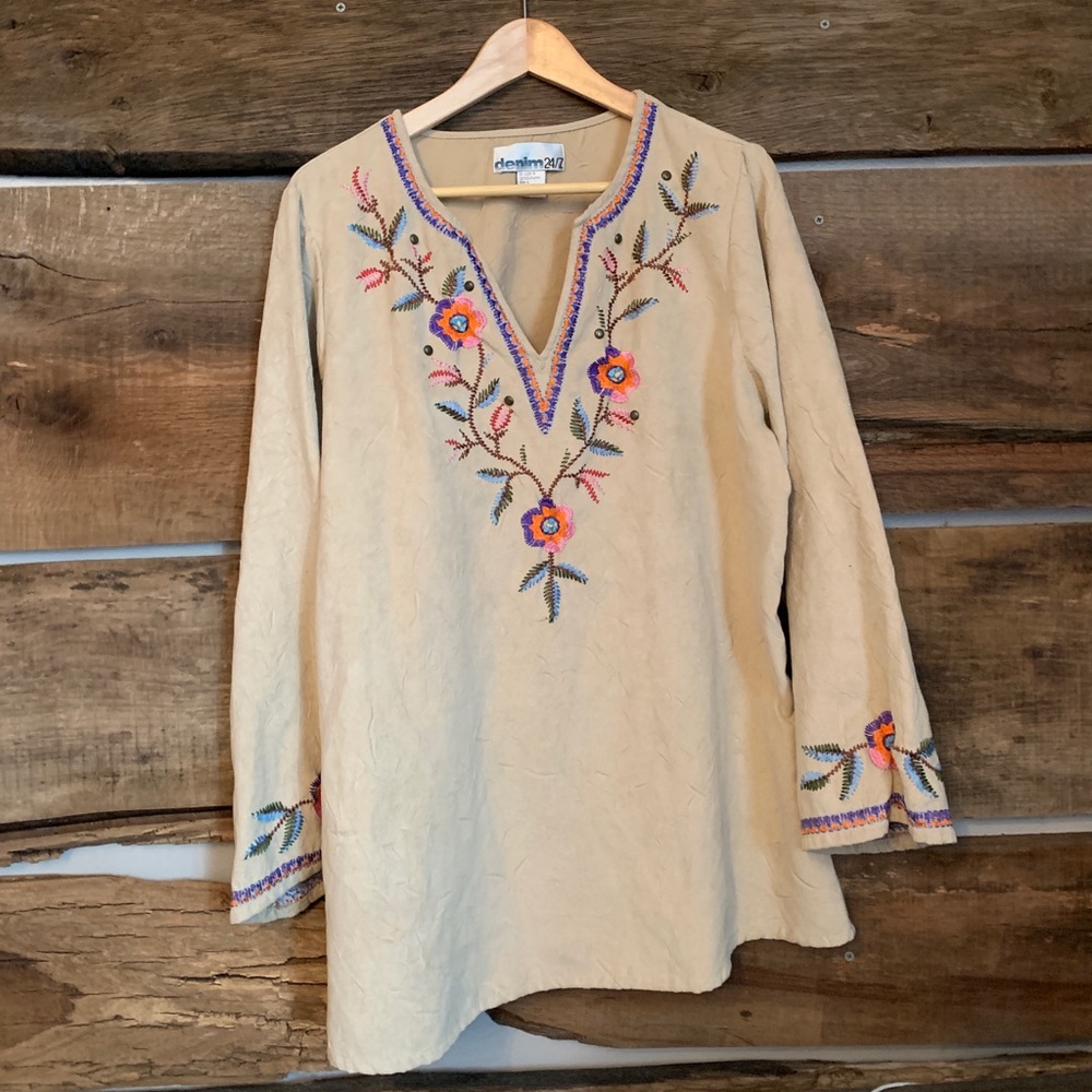 Native American blouse with beading